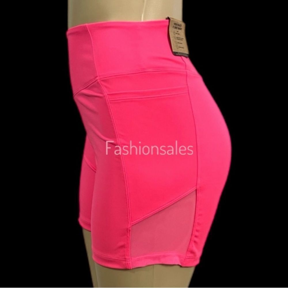 Victoria’s Secret Pink Active Soft Ultmate V High Waist 6” Bike Shorts Pink Xl